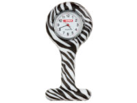 OROLOGIO PER INFERMIERI - rotondo - fantasia zebra