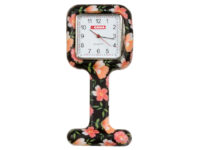 OROLOGIO PER INFERMIERI - quadrato - fantasia rose
