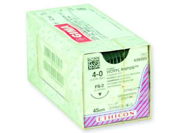 SUTURA ASSORBIBILE ETHICON VICRYL RAPID - 4/0 ago