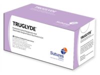SUTURA ASS. TRUGLYDE calibro 4/0, curva 3/8, ago 1