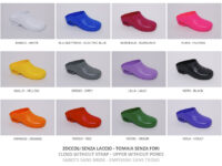 ZOCCOLI - con/senza fori - colore/taglia a richies