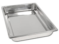 VASSOIO ACCIAIO INOX 440x320x64 mm