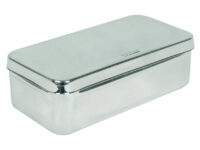 SCATOLA ACCIAIO INOX 20x10x6 cm