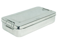 SCATOLA INOX 30x15x6cm - con manici