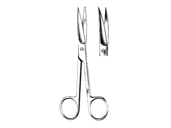 FORBICI CURVE - punte acute - 20 cm