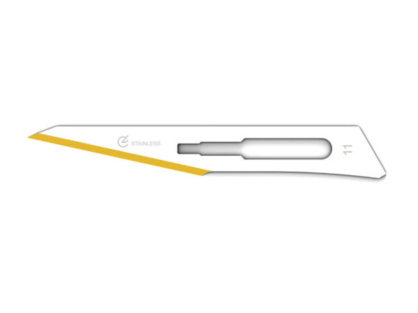 LAME DIAMANTINE INOX N. 11 - sterili