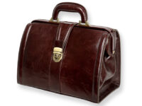 BORSA "VALIGETTA CUOIO FIORE" - cuoio - marrone