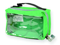 BORSETTA E1 - rettangolare con finestra - verde