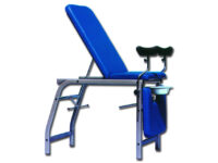 LETTINO GINECOLOGICO A 3 SEZIONI - blu