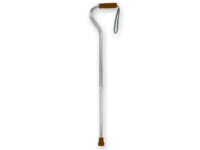 BASTONE ALLUMINIO CON MANICO CURVO
