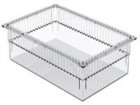 CASSETTO ISO PLASTICA TRASPARENTE 600x400x200 mm -