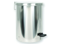 ***CESTINO RIFIUTI INOX 9,5 l - acciaio INOX  esau