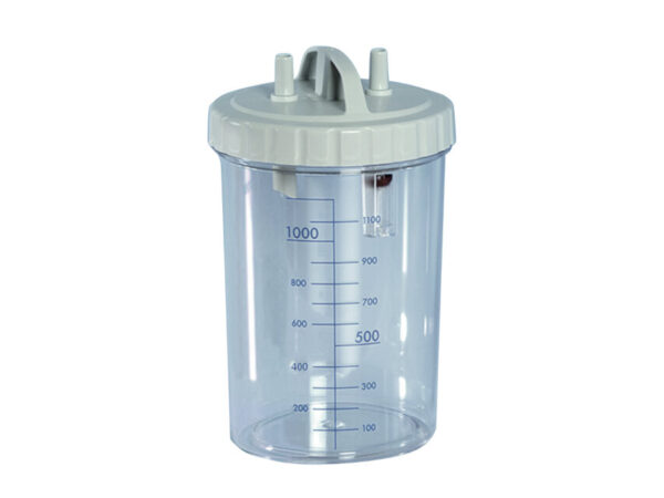 VASO 1 LITRO con coperchio - autoclavabile a 121°C