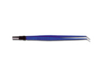 PINZA BIPOLARE RETTA 15 cm - punte curve 0,5 mm