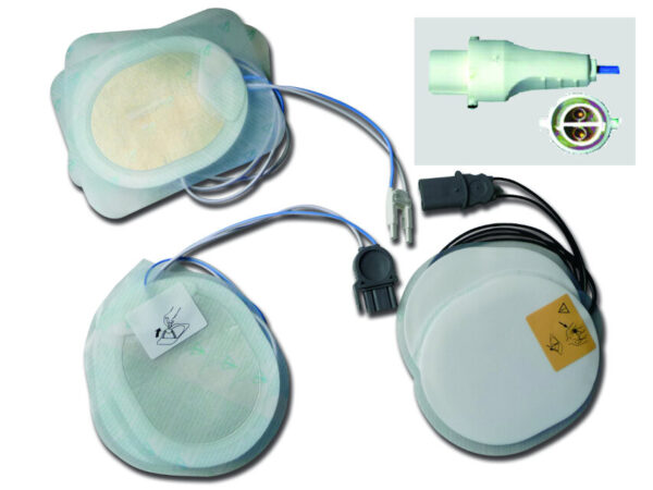 PLACCHE COMPATIBILI per defib. Agilent-H.P., Laerd