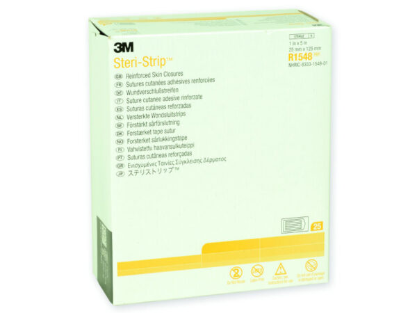 STERI-STRIP ELASTICI 3M - 25 x 125 mm
