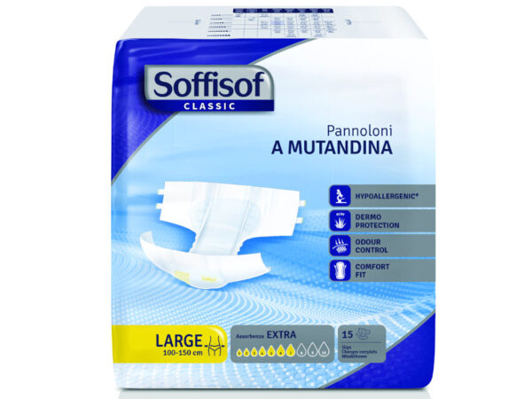 PANNOLONI SOFFISOF CLASSIC - incontinenza moderata