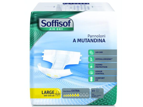 PANNOLONI SOFFISOF AIR DRY - incontinenza moderata