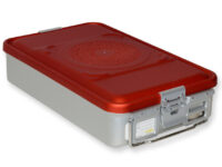 CONTAINER CON FILTRO medio h100 mm - rosso
