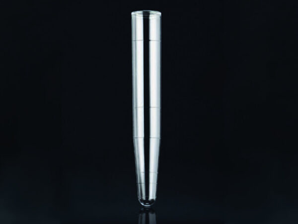 PROVETTA 16x100 mm - 10 ml - conica con bordo