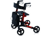 DEAMBULATORE COMPACT - pieghevole - rosso