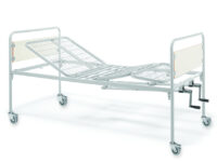 ***LETTO A TRE SEZIONI - 2 manovelle - con ruote f