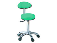 SGABELLO con schienale - verde
