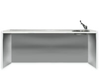 ***PIANO DI LAVORO 206 cm - lavello a destra