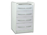 ***CASSETTIERA MOBILE GE416 4 cassetti 49 cm - bia