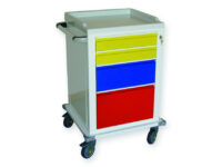 CARRELLO MODULARE verniciato - 2+1+1 cassetti