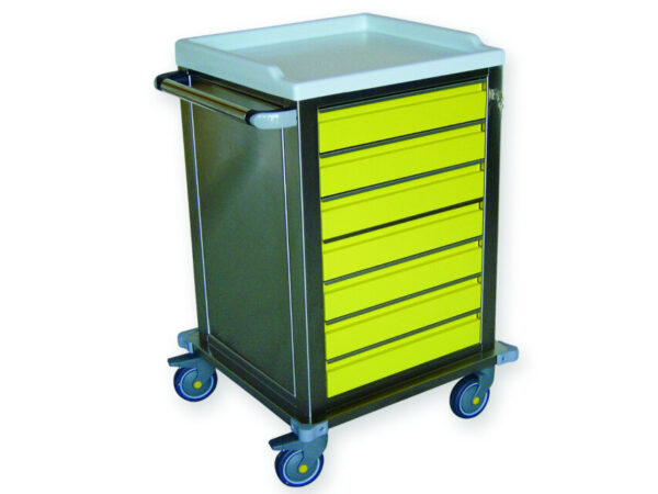 CARRELLO MODULARE INOX - 7 cassetti