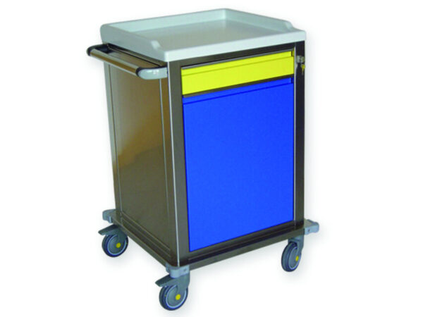 CARRELLO MODULARE INOX - 1+1 cassetti