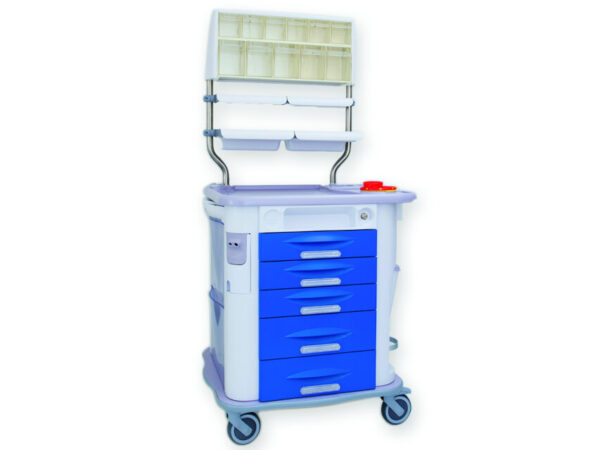 CARRELLO AURION MEDICAZIONE - blu