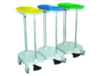 CARRELLO PORTASACCO a pedale - 3 sacchi