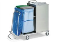 CARRELLO LAVANDERIA CHIUSO - acciao INOX