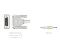 CAVO PAZIENTE ECG 2,2 m - banana - compatibile Bio
