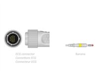 CAVO PAZIENTE ECG 2,2 m - banana - compatibile Car