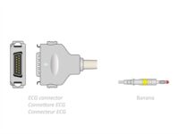 CAVO PAZIENTE ECG 2,2 m - banana - compatibile Fuk