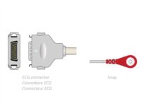 CAVO PAZIENTE ECG 2,2 m - snap - compatibile Fukud