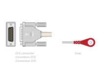 CAVO PAZIENTE ECG 2,2 m - snap - compatibile Esaot